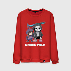 Свитшот хлопковый мужской UNDERTALE, цвет: красный