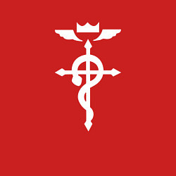 Свитшот хлопковый мужской Стальной алхимик, цвет: красный — фото 2