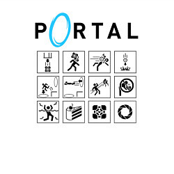 Свитшот хлопковый мужской PORTAL, цвет: белый — фото 2