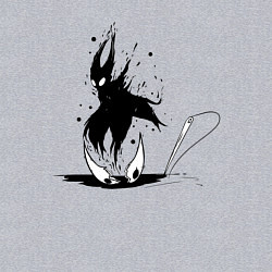 Свитшот хлопковый мужской Hollow Knight, цвет: меланж — фото 2