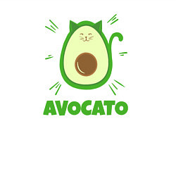 Свитшот хлопковый мужской Авокато, цвет: белый — фото 2