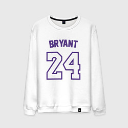 Свитшот хлопковый мужской Bryant 24, цвет: белый