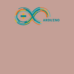 Свитшот хлопковый мужской Arduino, цвет: пыльно-розовый — фото 2