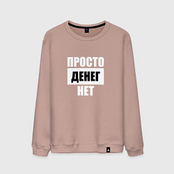 Мужской свитшот Просто денег нет