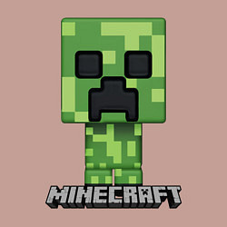 Свитшот хлопковый мужской MINECRAFT, цвет: пыльно-розовый — фото 2