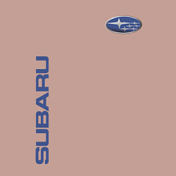 Свитшот хлопковый мужской SUBARU, цвет: пыльно-розовый — фото 2