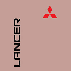 Свитшот хлопковый мужской MITSUBISHI LANCER, цвет: пыльно-розовый — фото 2