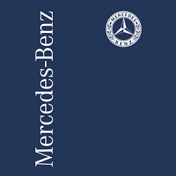 Свитшот хлопковый мужской MERCEDES, цвет: тёмно-синий — фото 2