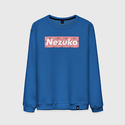 Свитшот хлопковый мужской NEZUKO, цвет: синий