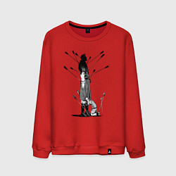 Свитшот хлопковый мужской Vinland saga, цвет: красный