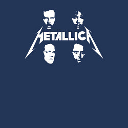 Свитшот хлопковый мужской Metallica, цвет: тёмно-синий — фото 2