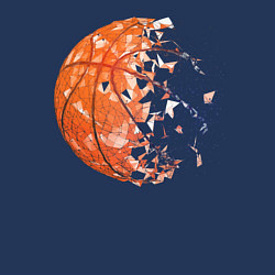 Свитшот хлопковый мужской BasketBall, цвет: тёмно-синий — фото 2