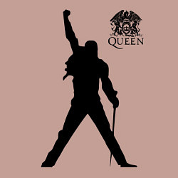 Свитшот хлопковый мужской Queen двусторонняя, цвет: пыльно-розовый — фото 2
