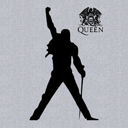 Свитшот хлопковый мужской Queen двусторонняя, цвет: меланж — фото 2