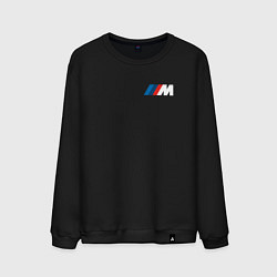 Свитшот хлопковый мужской BMW M LOGO 2020, цвет: черный