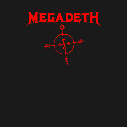 Свитшот хлопковый мужской Megadeth, цвет: черный — фото 2