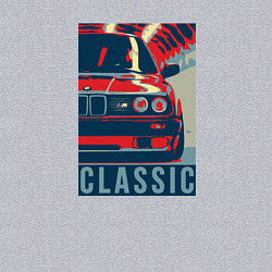 Свитшот хлопковый мужской BMW e30 classic, цвет: меланж — фото 2