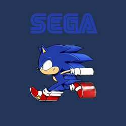 Свитшот хлопковый мужской SEGA, цвет: тёмно-синий — фото 2