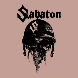 Свитшот хлопковый мужской Sabaton, цвет: пыльно-розовый — фото 2