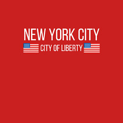 Свитшот хлопковый мужской NEW YORK, цвет: красный — фото 2