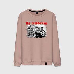 Свитшот хлопковый мужской The Cranberries, цвет: пыльно-розовый