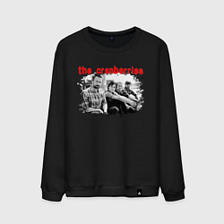 Свитшот хлопковый мужской The Cranberries, цвет: черный