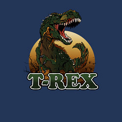 Свитшот хлопковый мужской T-Rex, цвет: тёмно-синий — фото 2