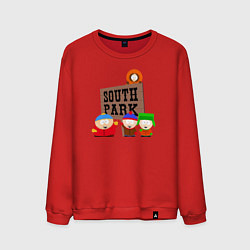 Свитшот хлопковый мужской South Park, цвет: красный