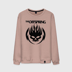 Свитшот хлопковый мужской THE OFFSPRING, цвет: пыльно-розовый