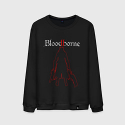 Свитшот хлопковый мужской Bloodborne, цвет: черный
