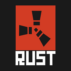 Свитшот хлопковый мужской RUST, цвет: черный — фото 2