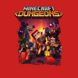 Свитшот хлопковый мужской Minecraft Dungeons, цвет: красный — фото 2