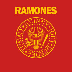 Свитшот хлопковый мужской RAMONES, цвет: красный — фото 2