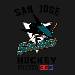 Свитшот хлопковый мужской SAN JOSE SHARKS, цвет: черный — фото 2
