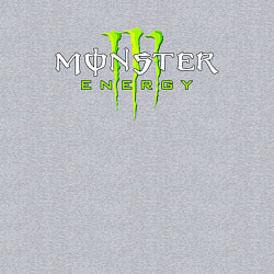 Свитшот хлопковый мужской MONSTER ENERGY, цвет: меланж — фото 2