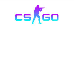 Свитшот хлопковый мужской CS GO NEON, цвет: белый — фото 2