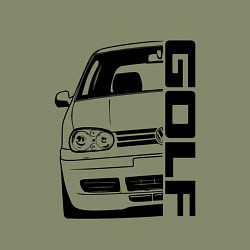 Свитшот хлопковый мужской Volkswagen Golf Z, цвет: авокадо — фото 2