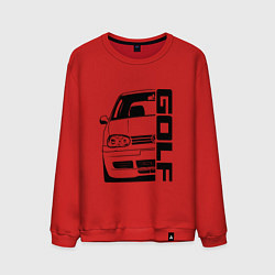 Свитшот хлопковый мужской Volkswagen Golf Z, цвет: красный