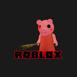 Свитшот хлопковый мужской ROBLOX: PIGGI, цвет: черный — фото 2