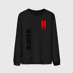 Свитшот хлопковый мужской THE LAST OF US II, цвет: черный