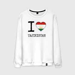 Мужской свитшот Я люблю Таджикистан