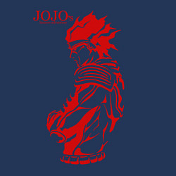 Свитшот хлопковый мужской JoJo Bizarre Adventure, цвет: тёмно-синий — фото 2
