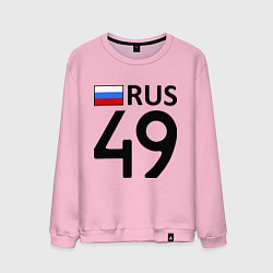 Свитшот хлопковый мужской RUS 49, цвет: светло-розовый