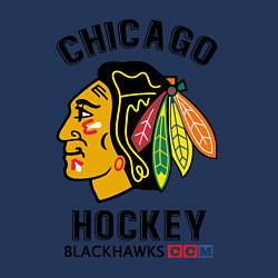 Свитшот хлопковый мужской CHICAGO BLACKHAWKS NHL, цвет: тёмно-синий — фото 2