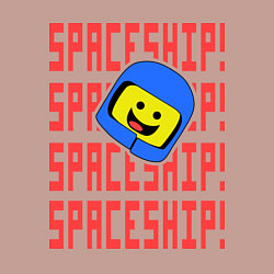Свитшот хлопковый мужской Spaceship, цвет: пыльно-розовый — фото 2
