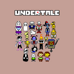 Свитшот хлопковый мужской UNDERTALE, цвет: пыльно-розовый — фото 2