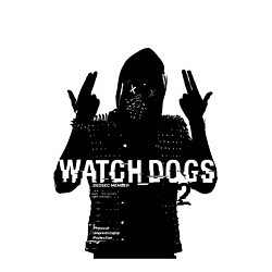 Свитшот хлопковый мужской Watch dogs 2 Z, цвет: белый — фото 2