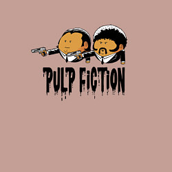 Свитшот хлопковый мужской Pulp fiction, цвет: пыльно-розовый — фото 2