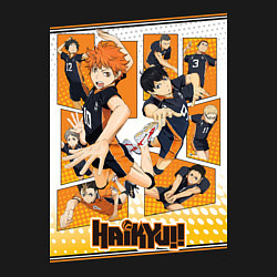 Свитшот хлопковый мужской Haikyuu Haikyu Haikuu, цвет: черный — фото 2