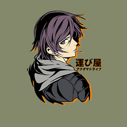 Свитшот хлопковый мужской Акудама Курьер, цвет: авокадо — фото 2